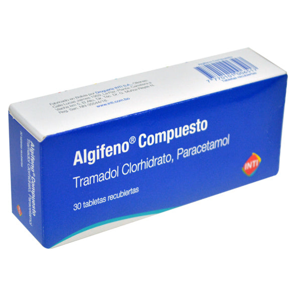 Algifeno Compuesto Paracetamol 325Mg Y Tramadol Clorhidrato 37.5Mg X Tableta
