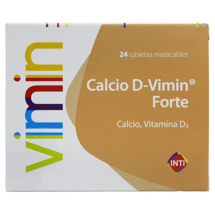 Calcio D-Vimin Forte Calcio 500Mg Y Vitamina D3 400Ui X Tableta