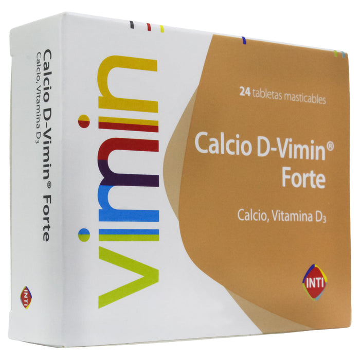 Calcio D-Vimin Forte Calcio 500Mg Y Vitamina D3 400Ui X Tableta