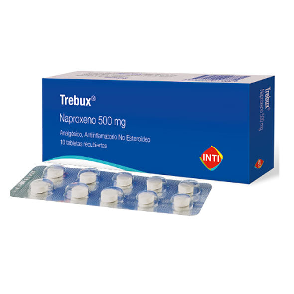 Trebux 500Mg Naproxeno X Tableta