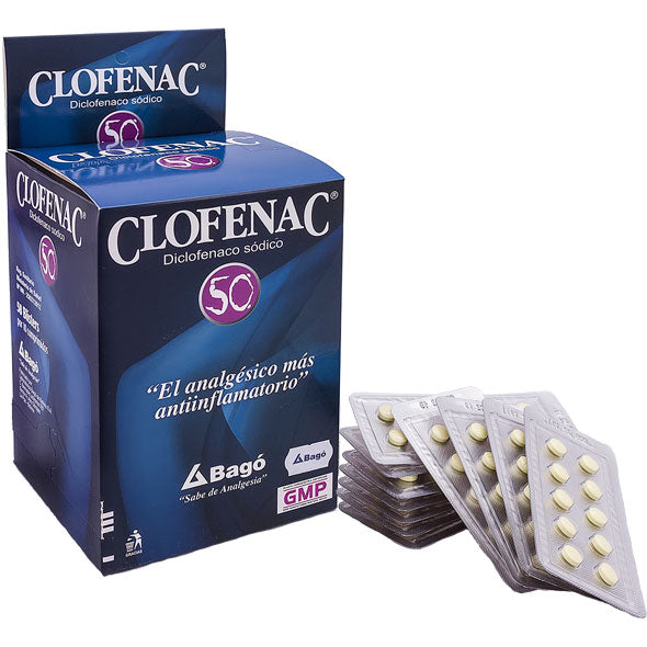 Clofenac 50Mg Diclofenaco X Tableta