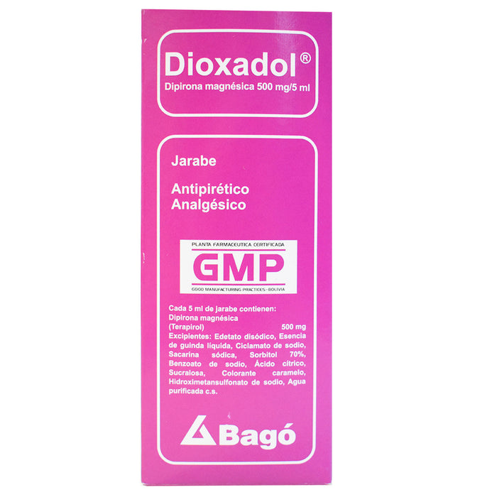 Dioxadol 500Mg 5Ml Jarabe X 50Ml Dipirona