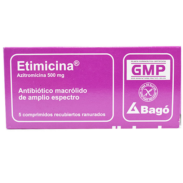 Etimicina Azitromicina 500Mg X Tableta
