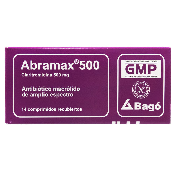 Abramax 500Mg Claritromicina X Tableta