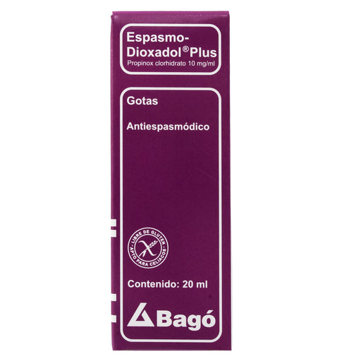 Espasmo Dioxadol Plus 10Mg Gotas X20ml Propinoxato