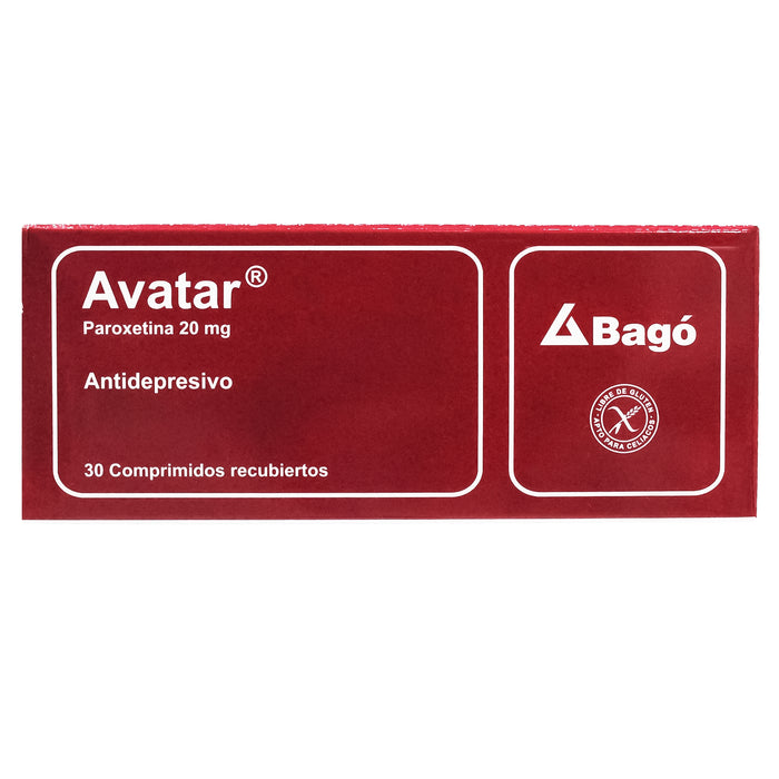 Avatar 20Mg Paroxetina X Tableta