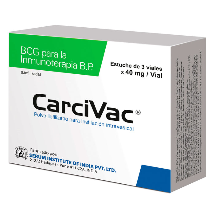 Carcivac 40Mg Intravesical X Ampolla
