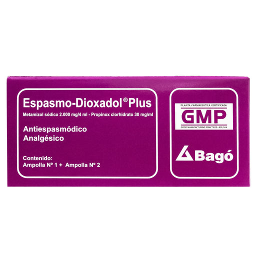 Espasmo Dioxadol Plus X Ampolla