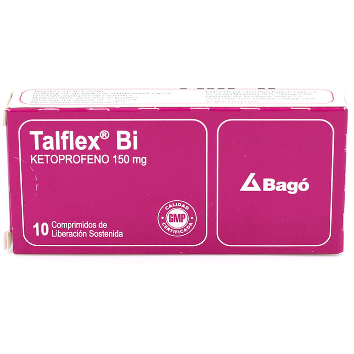 Talflex Bi Ketoprofeno 150Mg X 10 Comprimidos