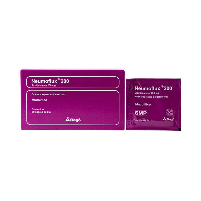Neumoflux 200Mg X 30 Sobres Acetilcisteina