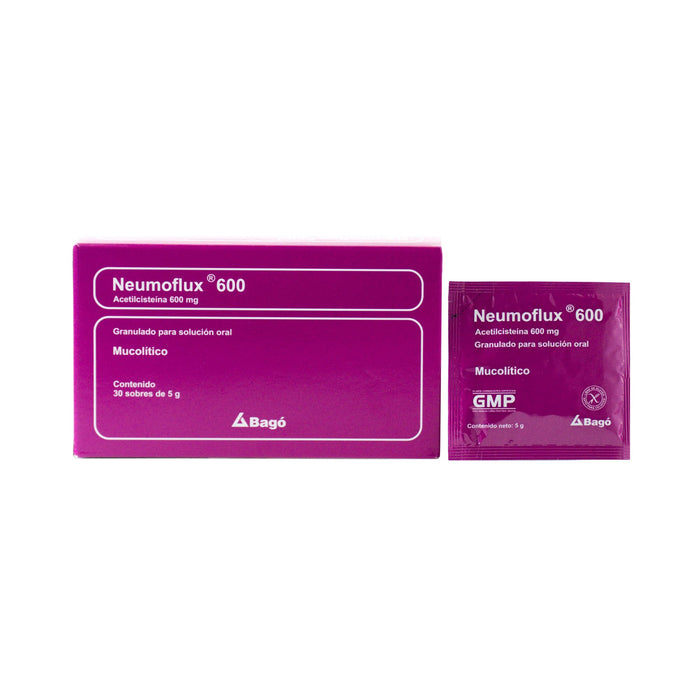 Neumoflux 600Mg X 30 Sobres Acetilcisteina