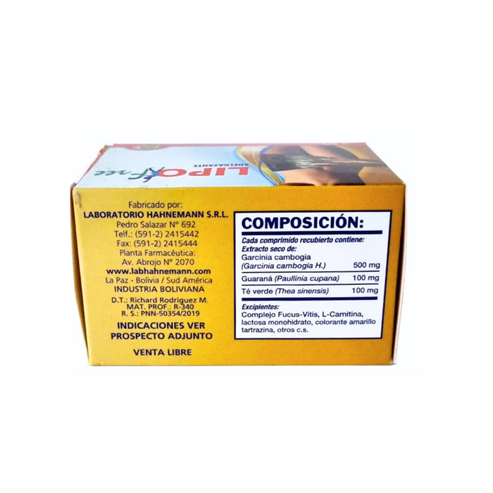Adelgazante Lipofree X Comprimido