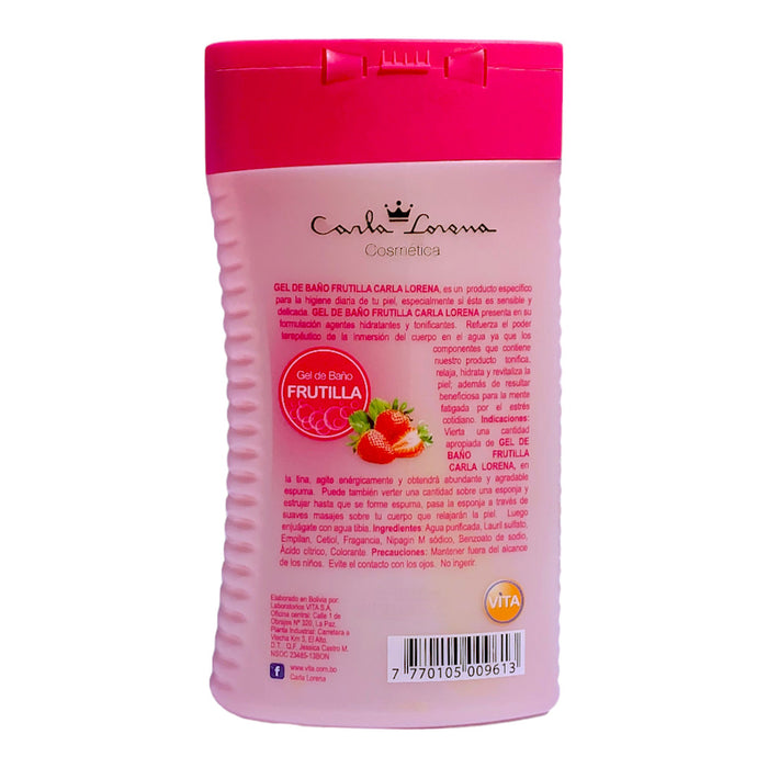 Gel De Baño Carla Lorena Frutilla X 350Ml
