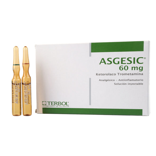 Asgesic Ketorolaco 60Mg X Ampolla