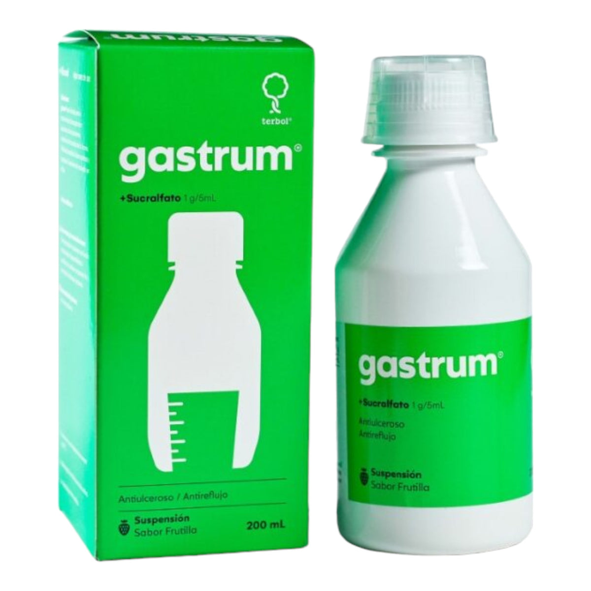 Gastrum 1Gr 5Ml Susp X 200Ml Sucralfato— Farmacorp