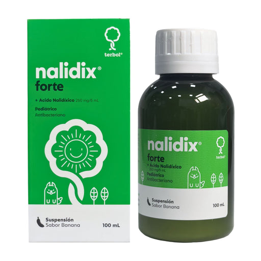 Nalidix Forte Ácido Nalidíxico 250 Mg / 5 Ml Suspensión X 100 Ml