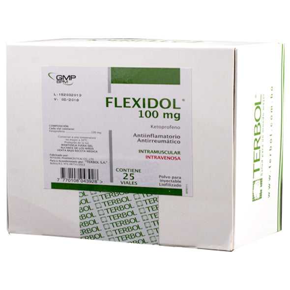 Flexidol Ketoprofeno 100Mg X Ampolla