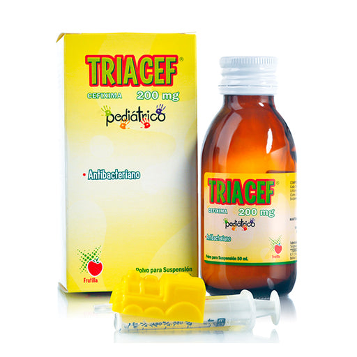 Triacef Triaxon Cefixima 200Mg Cada 5Ml Suspensión X 100Ml— Farmacorp