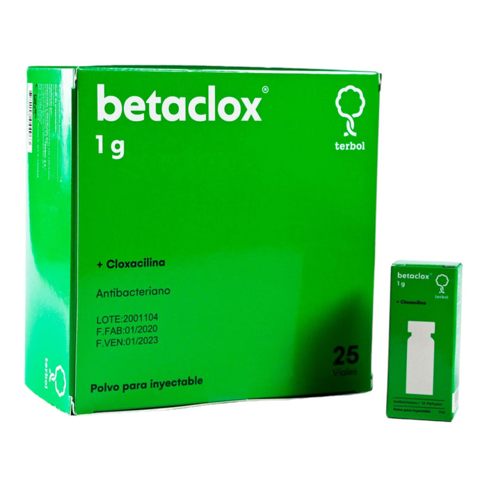 Betaclox 1G Im-Iv Cloxacilina X 25 Frasco