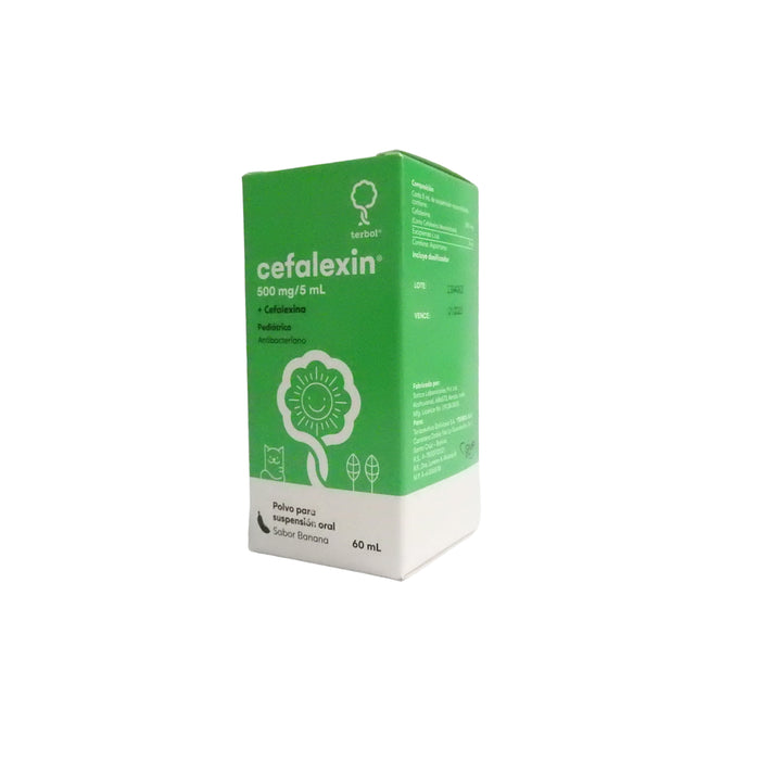 Cefalexin 500Mg 5Ml Cefalexina Suspension X 60Ml