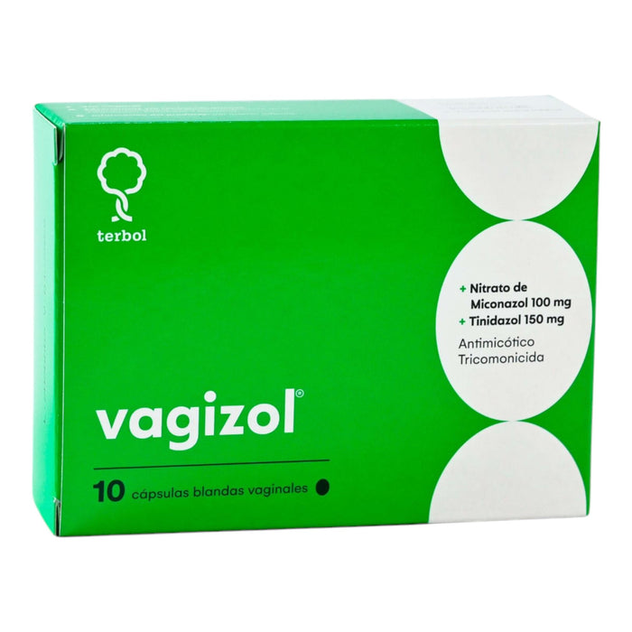 Vagizol Tinidazol 150Mg Y Miconazol 100Mg X Ovulo