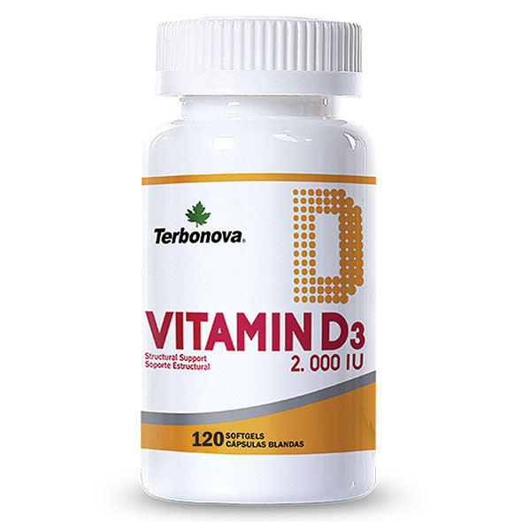 Vitamin D3 2000Ui Frasco X 120 Cap Blanda Terbonova