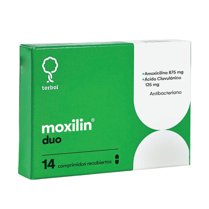 Moxilin Duo Amoxicilina Clavulanico X Comprimido