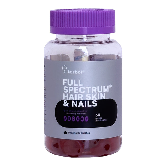 Full Spectrum Hair Skin Y Nails Terbol X 60 Gomas Masticables