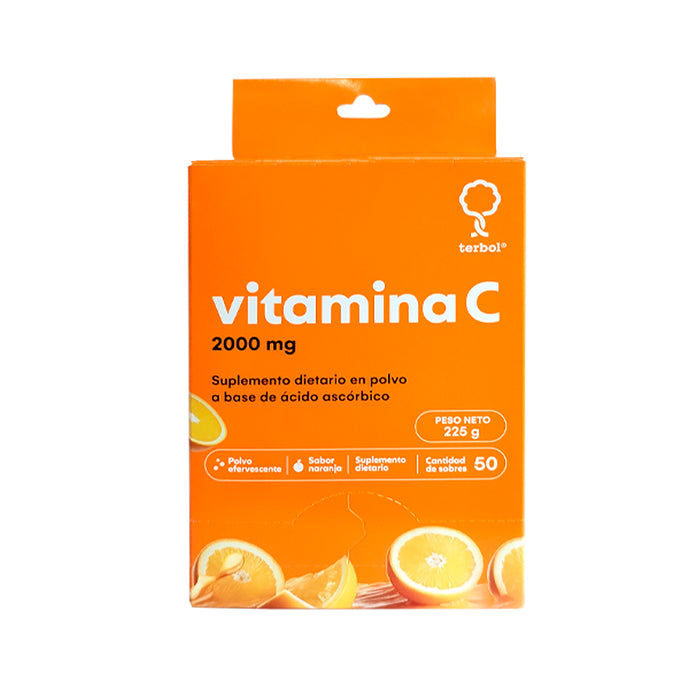 Vitamina C Terbol 2000Mg X 50 Sobre /4G