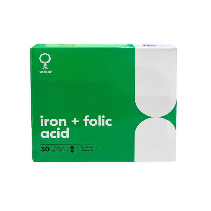 Iron + Folic Acid Hierro/Acido Fólico X Tableta