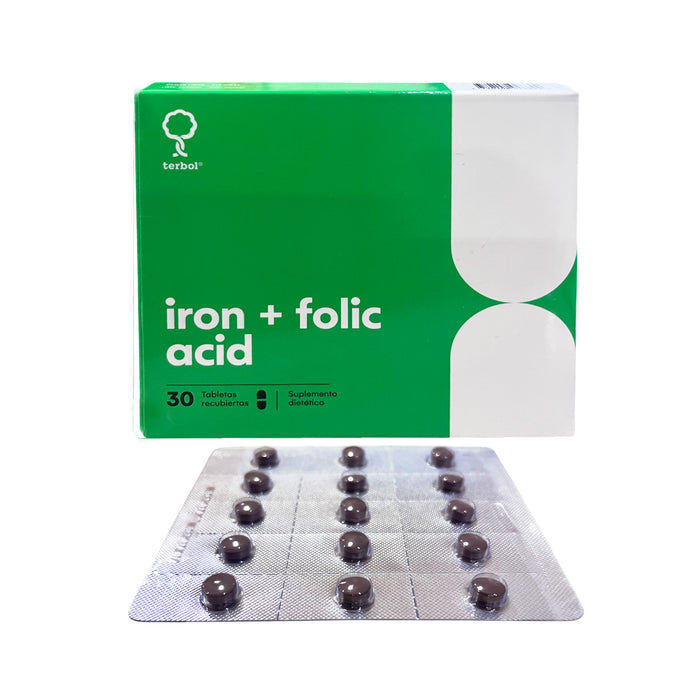 Iron + Folic Acid Hierro/Acido Fólico X Tableta