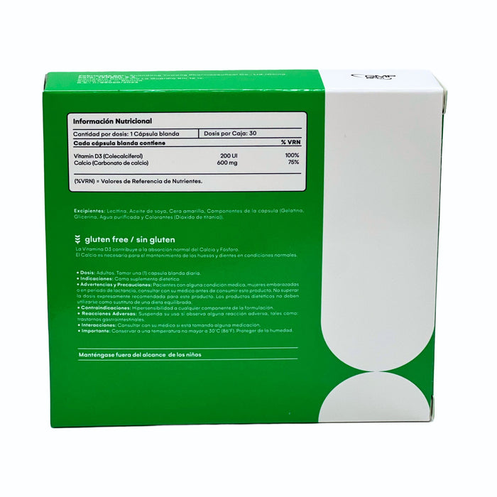 Calcium 600 Plus D Caja X 30 Capsulas Blandas