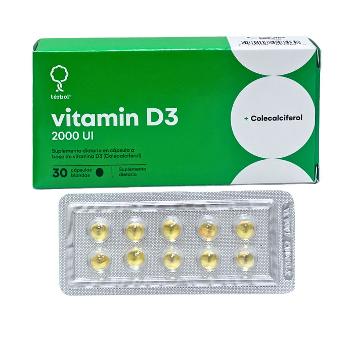 Vitamin D3 2000Ui X Capsula Blanda