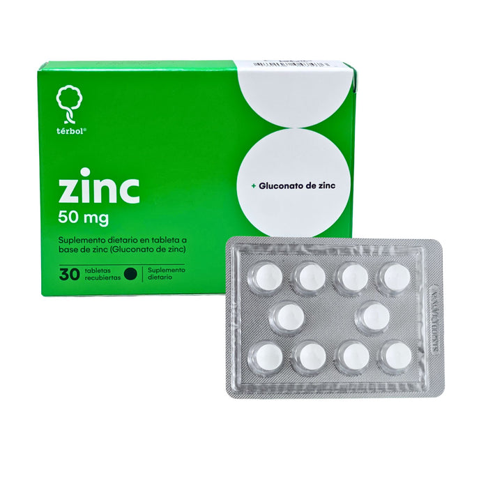 Zinc 50Mg X Tableta Recubierta