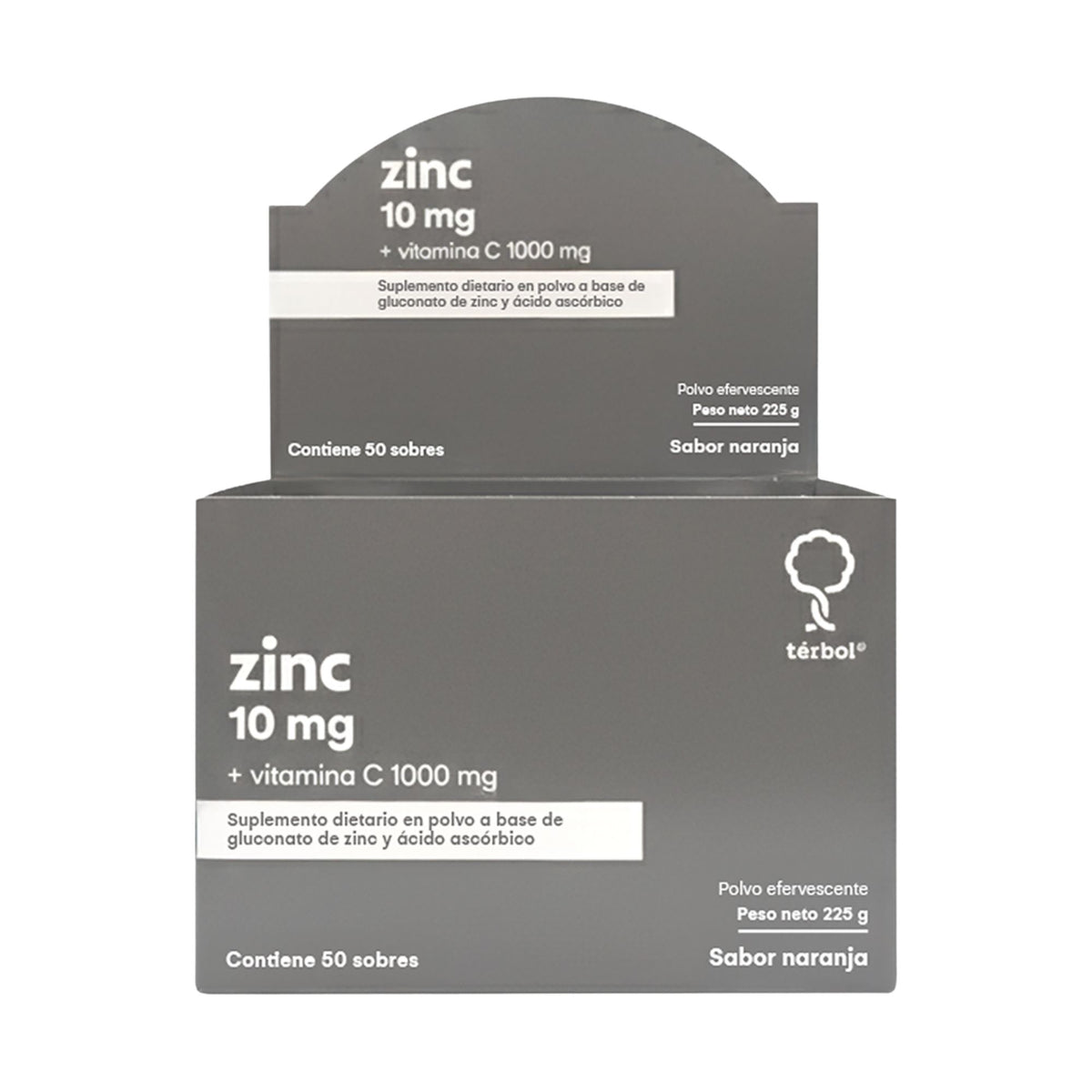 Terbol 10Mg Zinc + 1000Mg Vitamica C X Sobre Efervescente— Farmacorp