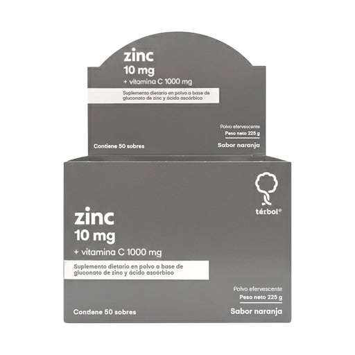 Terbol 10Mg Zinc + 1000Mg Vitamica C X Sobre Efervescente