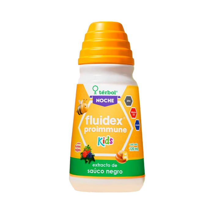 Fluidex Proinmune Kids Sauco Negro Noche Jarabe X 120Ml