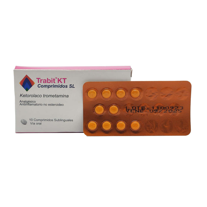 Trabit Kt 30Mg Ketorolaco Sublingual X Comprimido