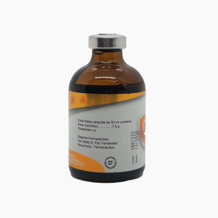 Vitamina C Inmuno Age C 7.5G Intravenoso Frasco Ampolla X 50Ml