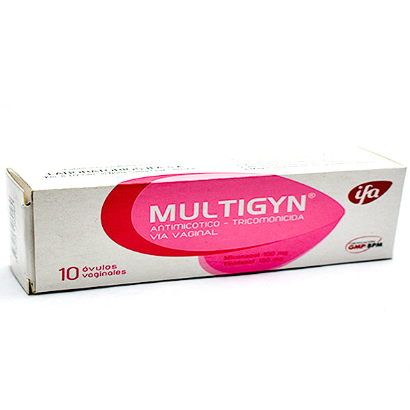 Multigyn Miconazol 100Mg Y Tinidazol 150Mg X Ovulo
