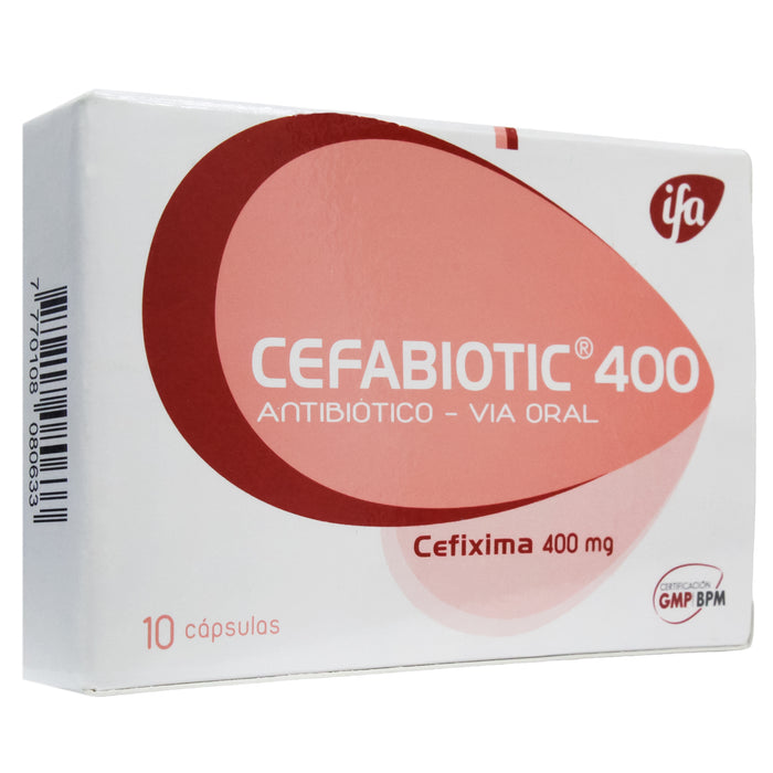 Cefabiotic 400Mg Cefixima X Capsula