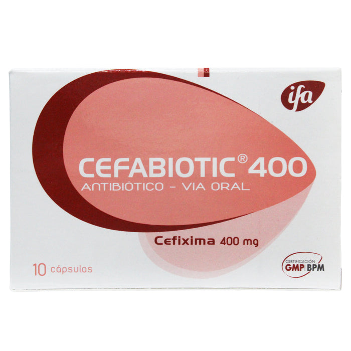 Cefabiotic 400Mg Cefixima X Capsula