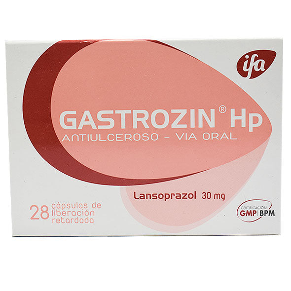 Gastrozin Hp Lanzoprazol 30Mg X Capsula