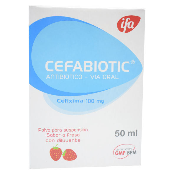 Cefabiotic 100Mg 5Ml Susp X 50Ml Cefixima S Frambu