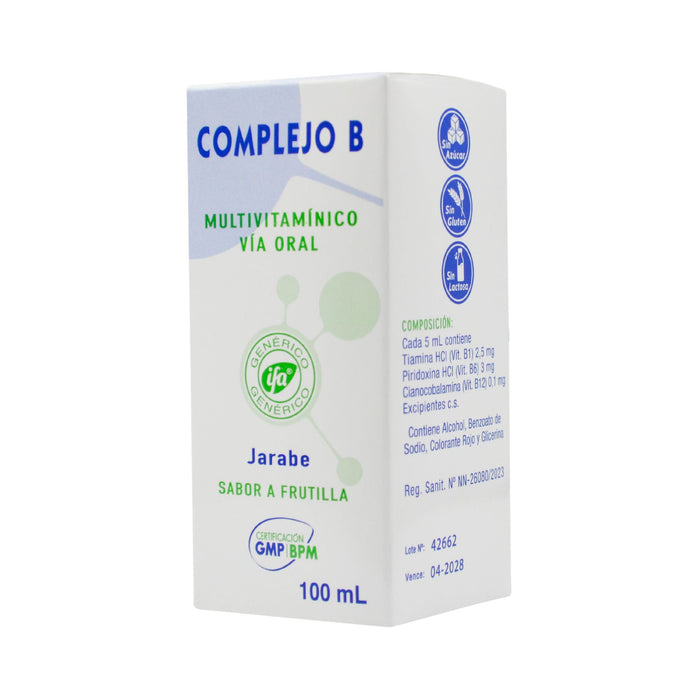 Complejo B Jarabe  X 100Ml S/Frutilla (Ifa)