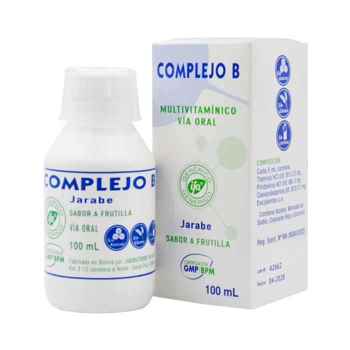 Complejo B Jarabe  X 100Ml S/Frutilla (Ifa)