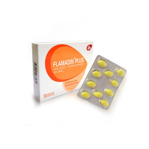 Flamadin Plus Diclofenaco Sodico 50Mg Y Paracetamol 500Mg X Ca...