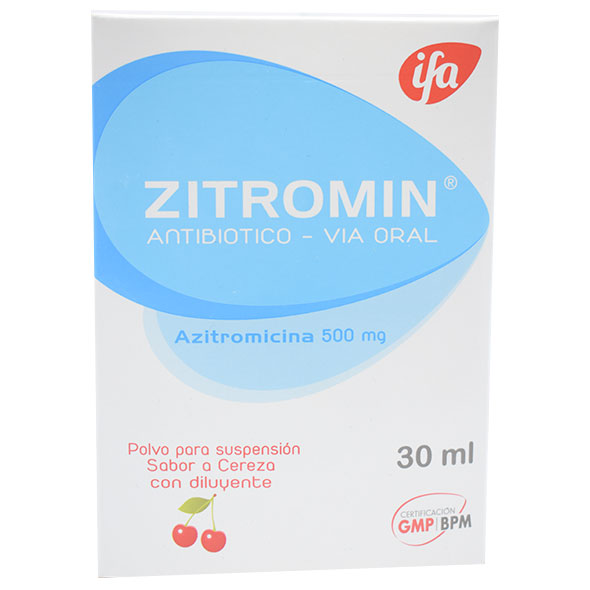 Zitromin 500Mg 5Ml Susp X 30Ml Azitromicina