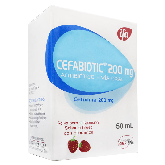 Cefabiotic 200Mg 5Ml Susp X 50Ml Cefixima