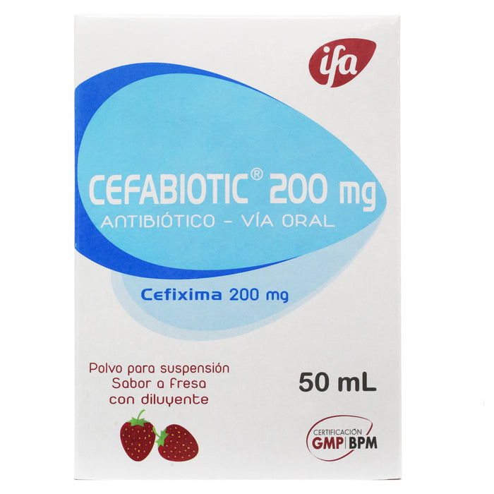 Cefabiotic 200Mg 5Ml Susp X 50Ml Cefixima